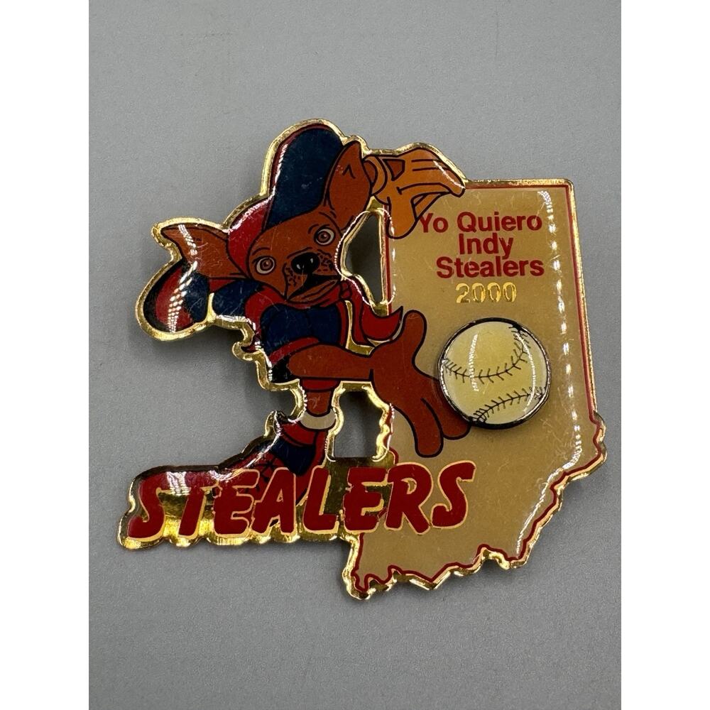 Vintage 2000 Indy Stealers Softball Lapel Pin